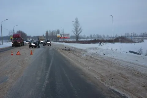 После ДТП на ЮЗОД два водителя доставлены в больницу