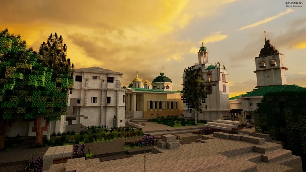 Ярославский Кремль появился в популярной игре Minecraft