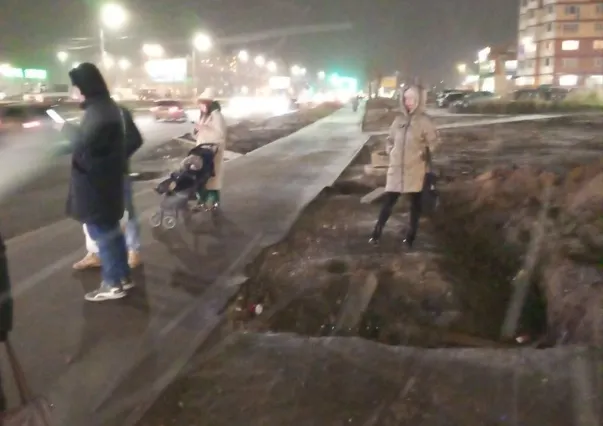 В Ярославле на проспекте Машиностроителей снимают новый асфальт
