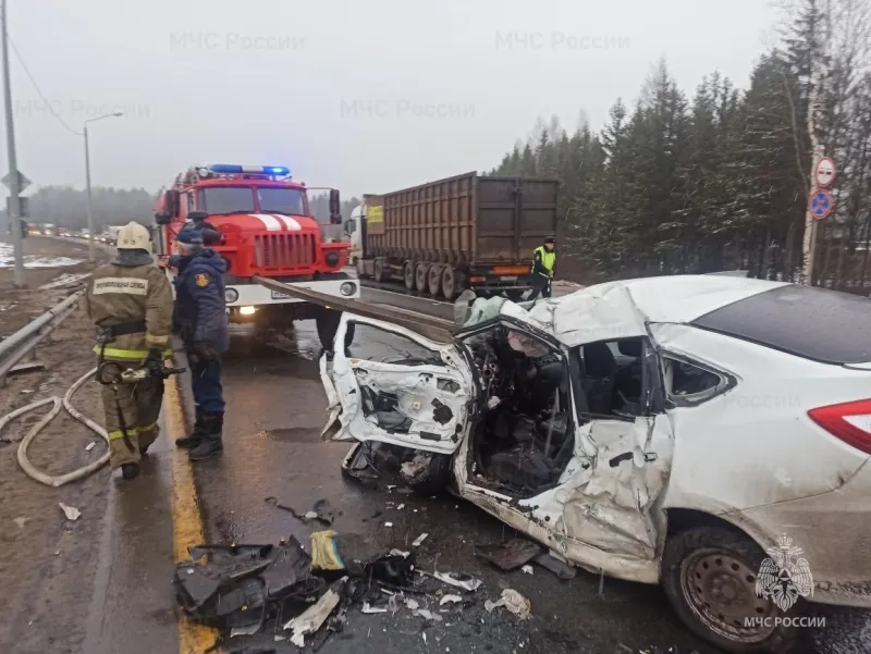 В Ярославской области в столкновении с фурой погиби два человека