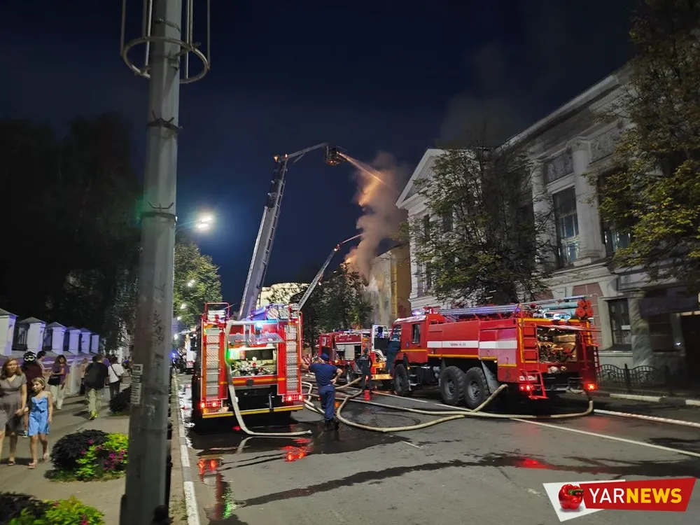 Площадь пожара в доме Трефолева составила 500 квадратных метров