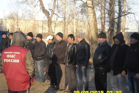 В центре Ярославля задержаны пятнадцать незаконных мигрантов