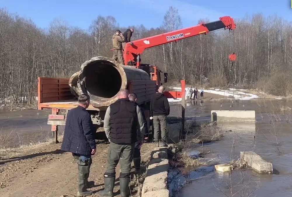 В Ярославской области подтопило две дороги