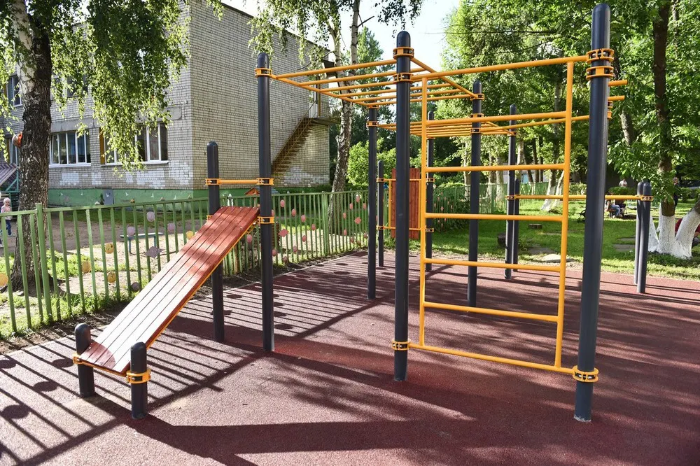 В Рыбинске появились две площадки для воркаута