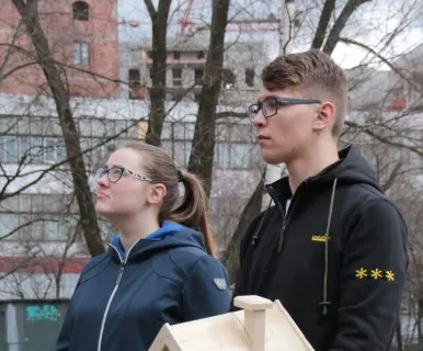 В парке Мира в Ярославле птицы отметили новоселье