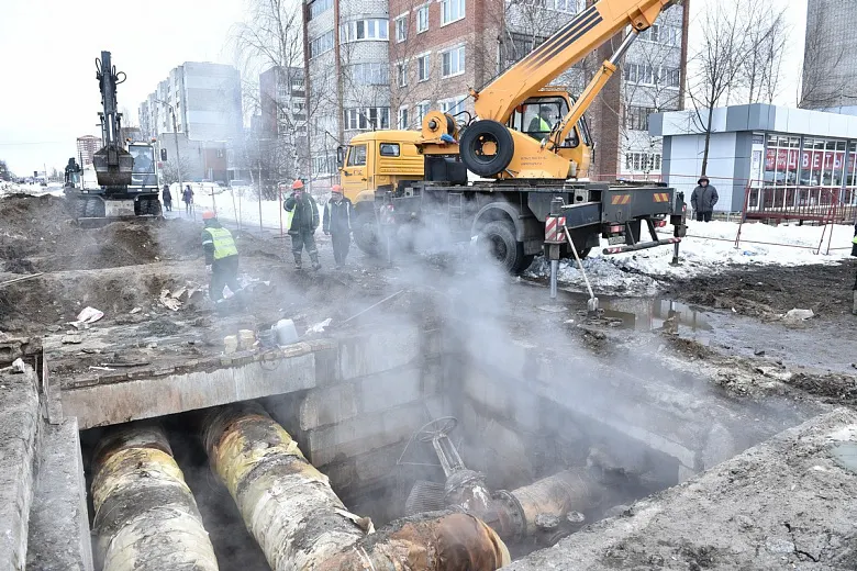 В дома Заволжского района Ярославля дали тепло