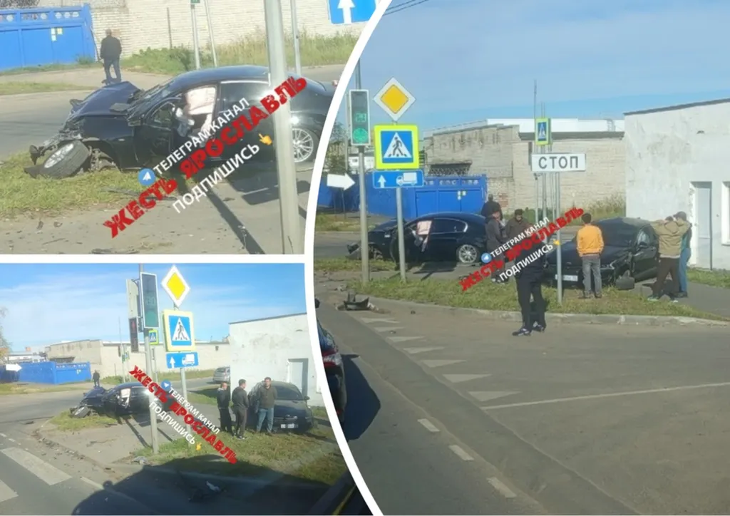 В Ярославле в ДТП серьезно пострадали две иномарки
