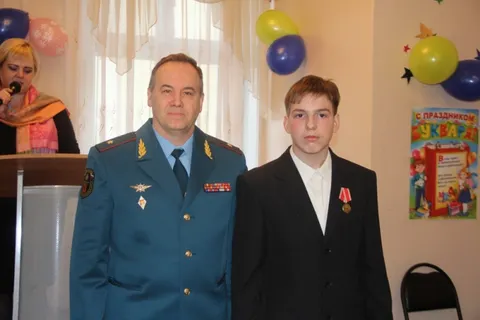 Ярославский школьник награжден медалью «За отвагу на пожаре»