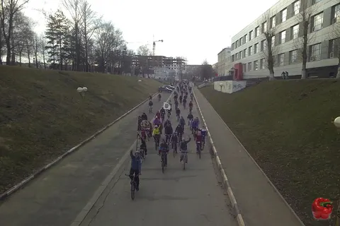 В Ярославле прошел велопробег