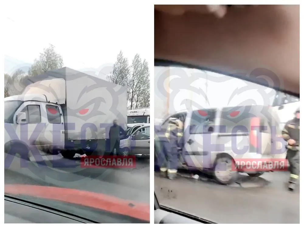Тройное ДТП на ярославской окружной дороге спровоцировало пробки