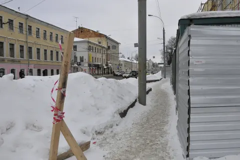 Фоторепортаж. Ярославль утопает в снегу и грязи