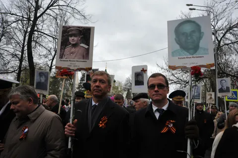 В строю «Бессмертного полка» прошли пятнадцать тысяч ярославцев