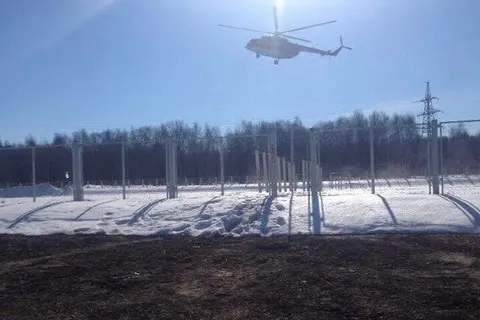 Ярославцы продолжают выкладывать фото вертолета с президентом