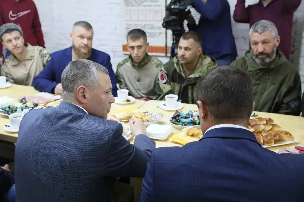 Михаил Евраев поблагодарил казаков Переславля-Залесского за помощь участникам СВО