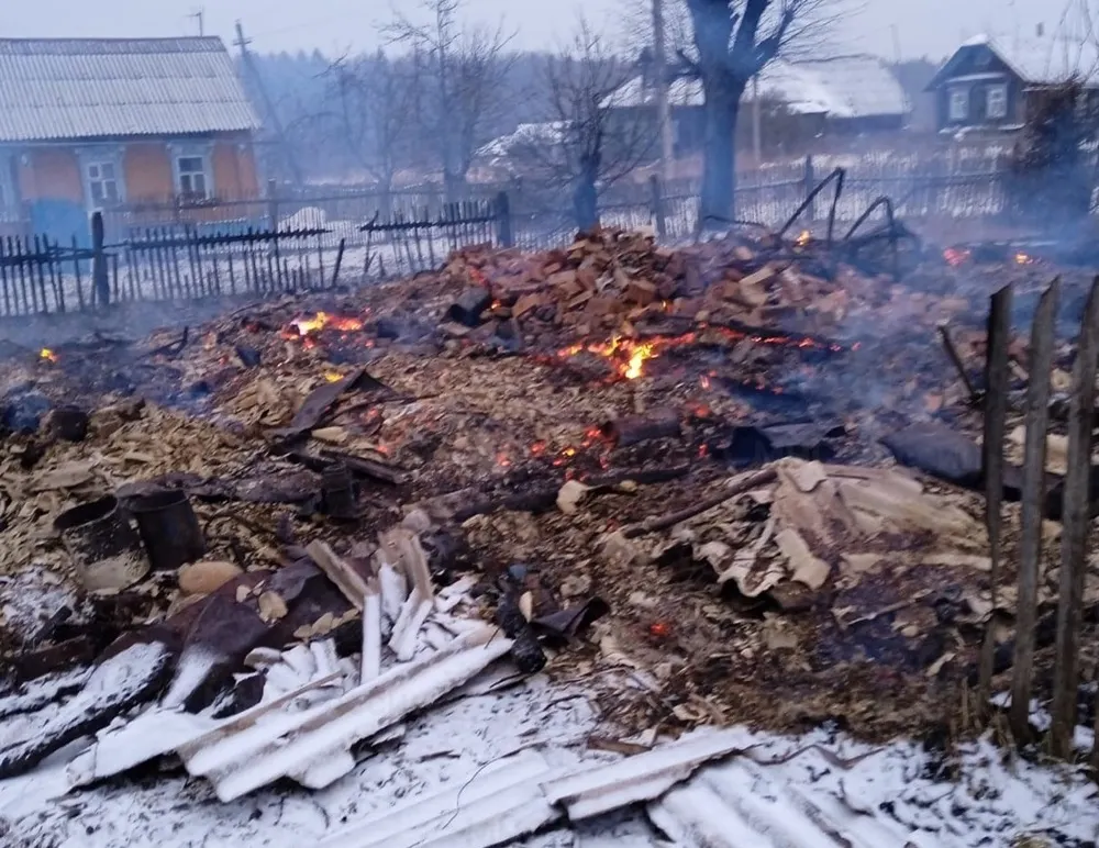В рыбинской деревне сгорел единственный житель