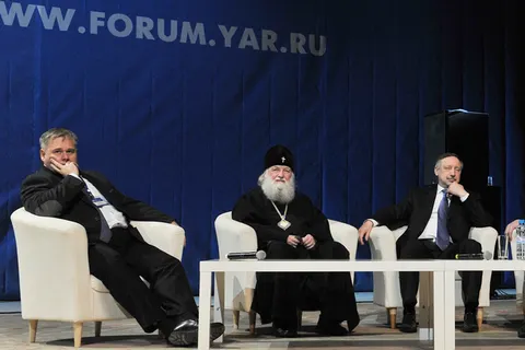 Полпред Александр Беглов: «Если бы не Сергий Радонежский, у России была бы другая история». Фоторепортаж