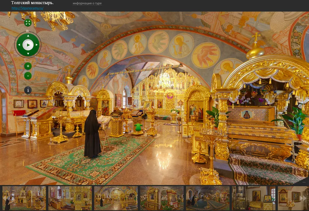 На сайте Толгского монастыря в Ярославле размещена 3D экскурсия