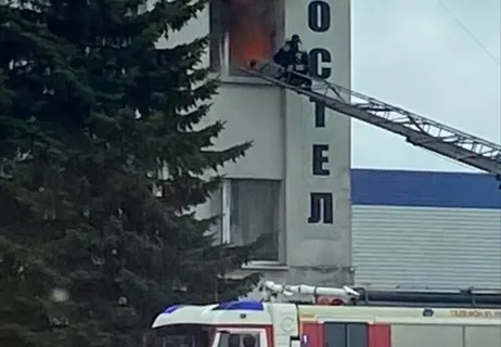 В Ярославле горит хостел