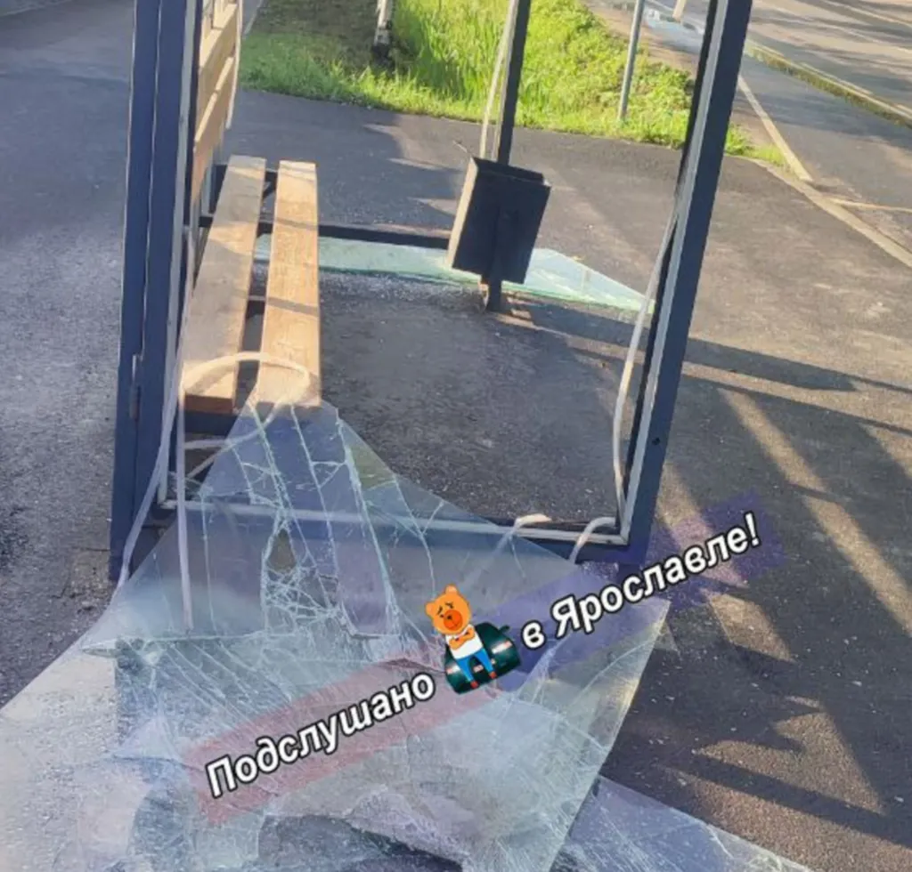 Ярославская полиция займется массовым вандализмом на автобусных остановках