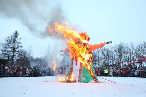 В Ярославле отгуляли Масленицу