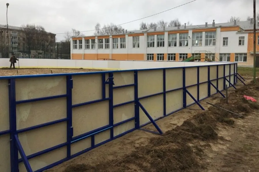 В Рыбинске началась подготовка ледовых площадок