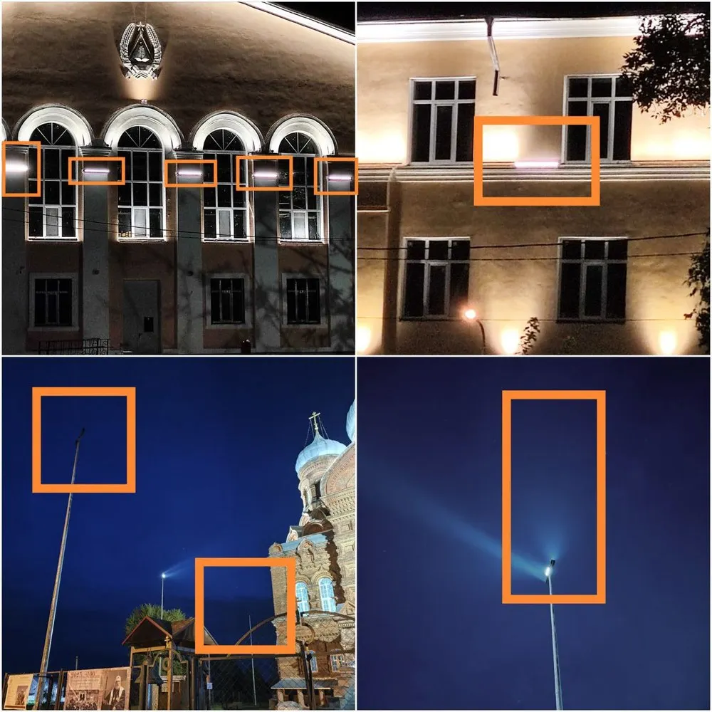 В ярославском райцентре жалуются на работу архитектурной подсветки