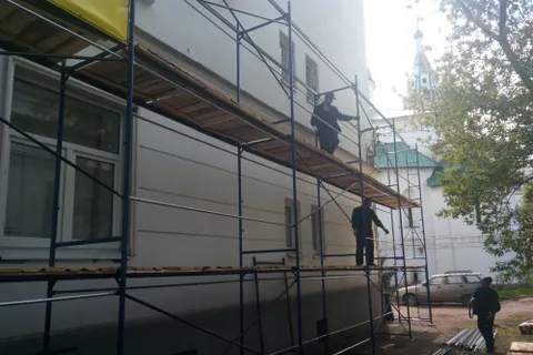 В Ярославле продолжается капитальный ремонт зданий в исторической части города