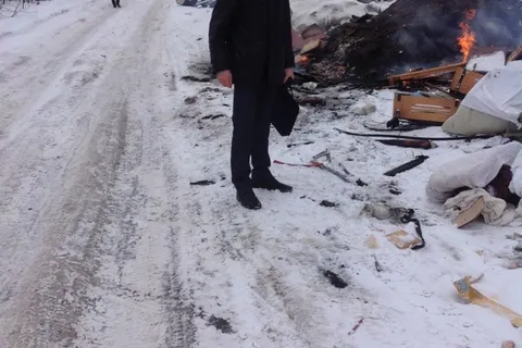 За заводом «Луч» обнаружили несанкционированную свалку отходов
