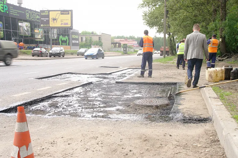 Без работы не останемся: в Ярославле ремонтируют отремонтированное