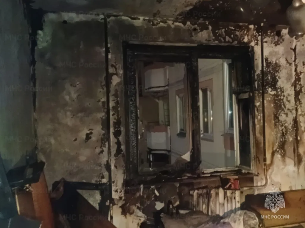 При пожаре в жилом доме под Ярославлем пострадал один человек