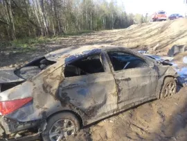 В Ярославской области «Хендай Солярис» разбился вдрызг
