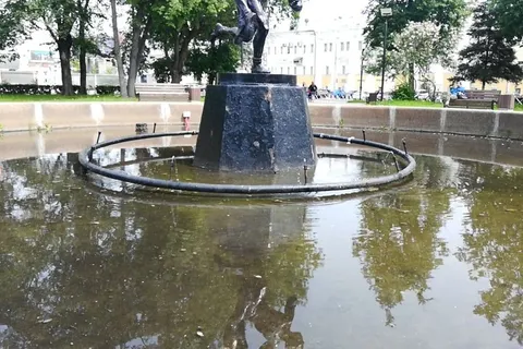 Фонтан на площади Труда в Ярославле закроют на ремонт