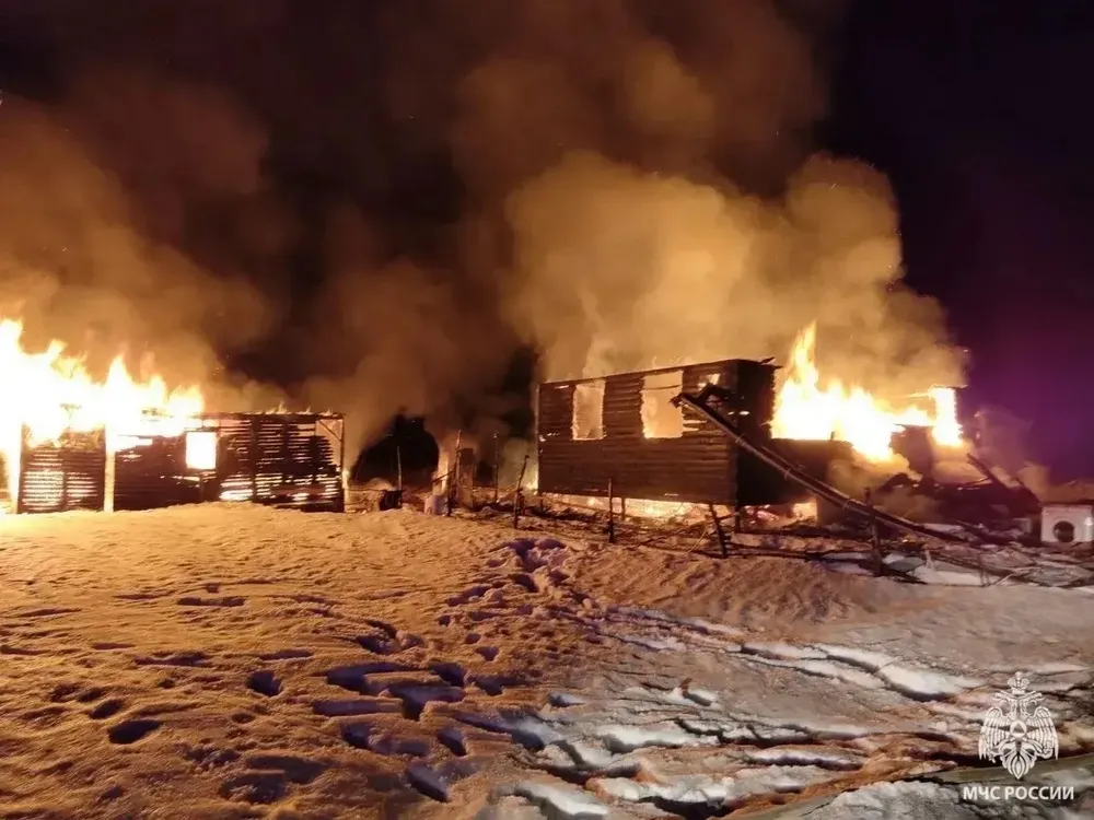 В селе под Переславлем в пожаре погиб человек