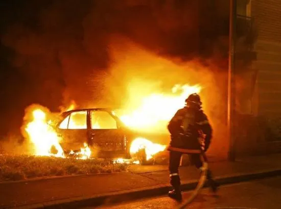 В Ярославле сгорела «девятка»
