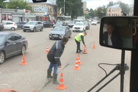 Глобальная пробка в Ярославле: причиной стал национальный проект