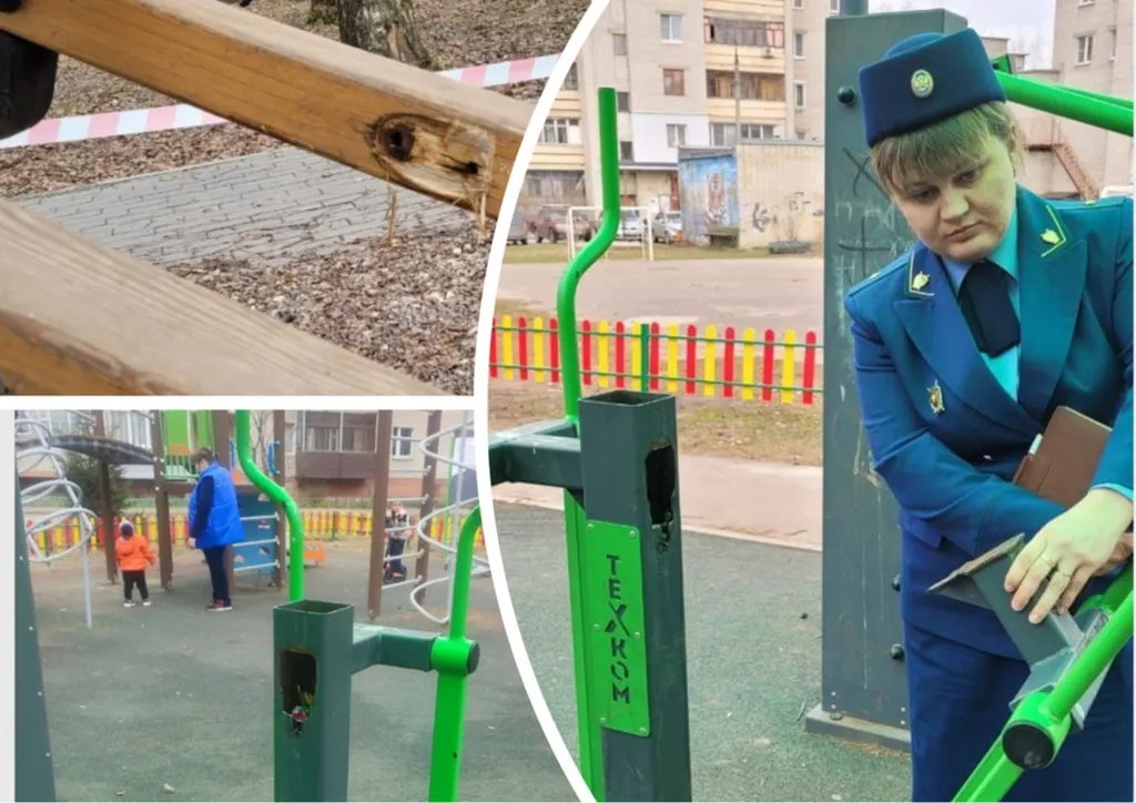 Прокуратура займется травмами детей на игровых площадках в Ярославле