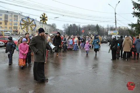 В Ярославле продолжились Рождественские гулянья. Фоторепортаж