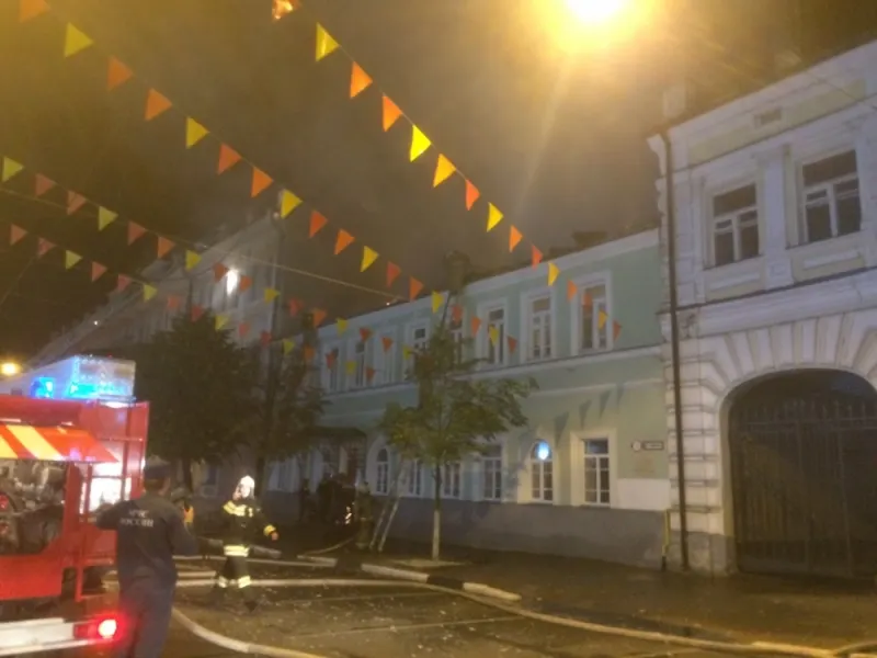 В центре Ярославля горел жилой дом