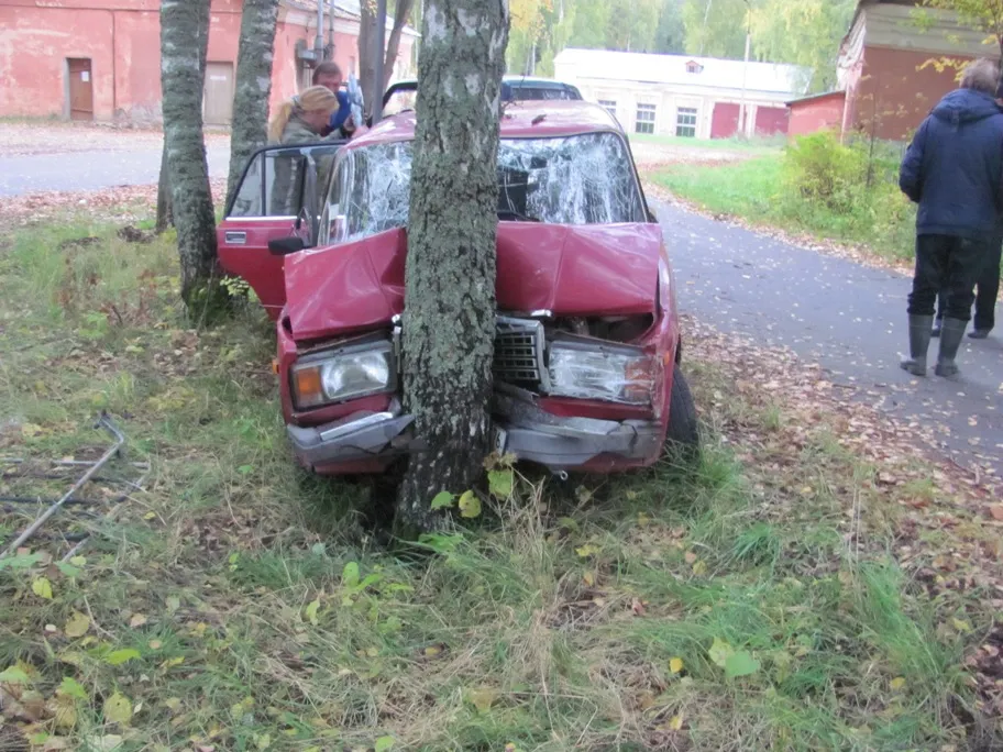 В Ярославской области «Жигули» врезались в дерево
