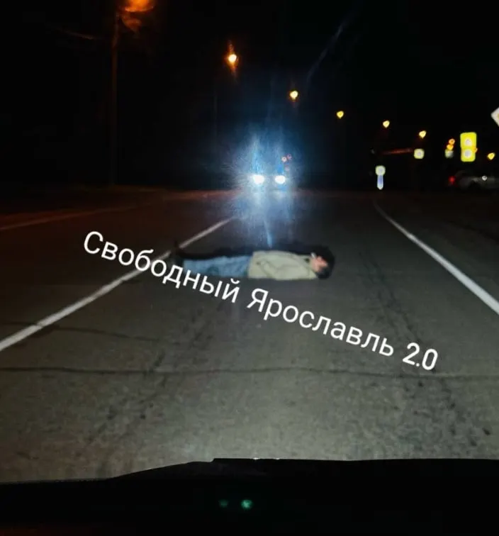 Пешехода-хулигана привлекли за перекрытие трассы под Ярославлем
