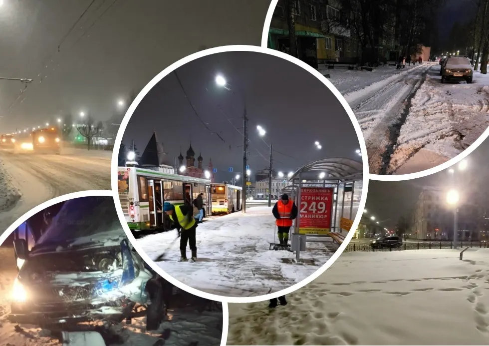 В Ярославле устраняют последствия ледяного дождя