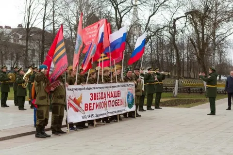 В Ярославль прибыла марш-эстафета «Звезда нашей Великой Победы»