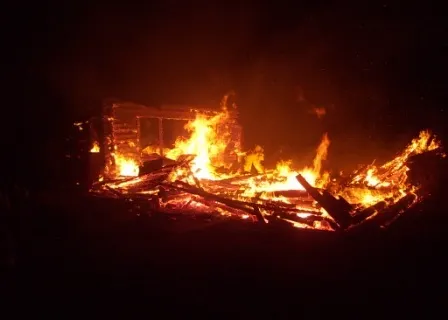 В Ярославской области сгорел жилой  дом