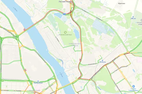 Заволга в Ярославле колом стоит в многокилометровых пробках