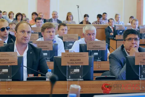 В мэрии Ярославля произошла смена власти. Фоторепортаж 