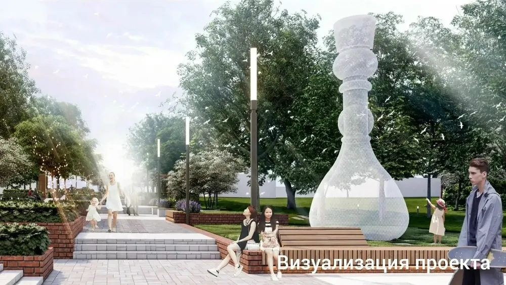 Детский парк в Данилове благоустраивают по нацпроекту