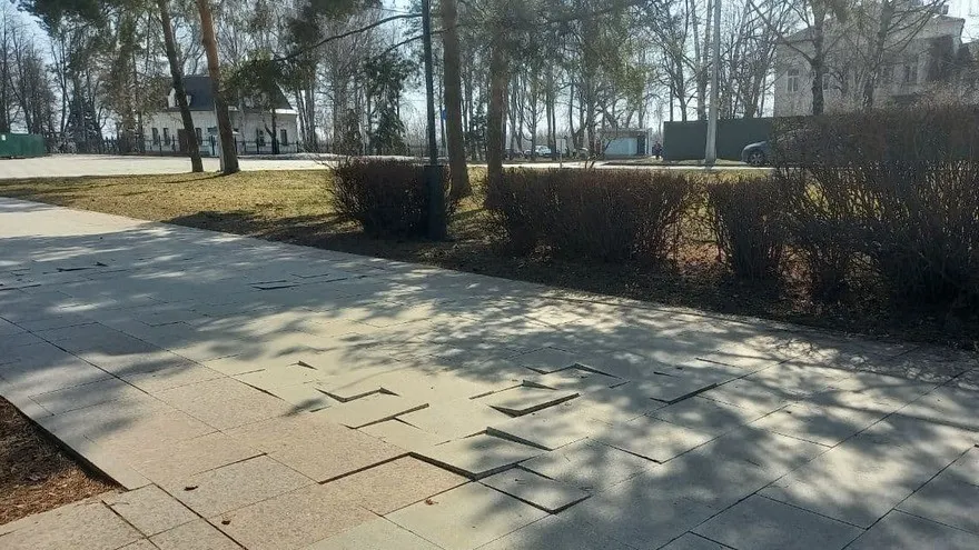 Тротуары в центре Ярославля отремонтируют за 9 дней