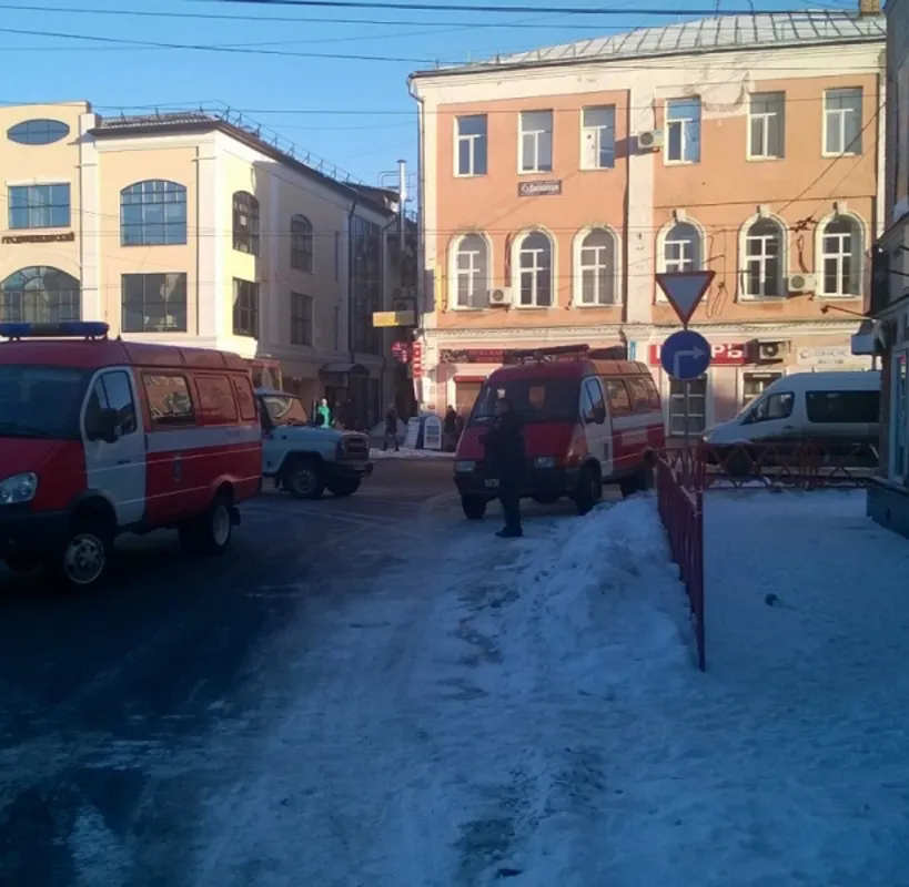 В центре Ярославля загорелось кафе «Этажи»