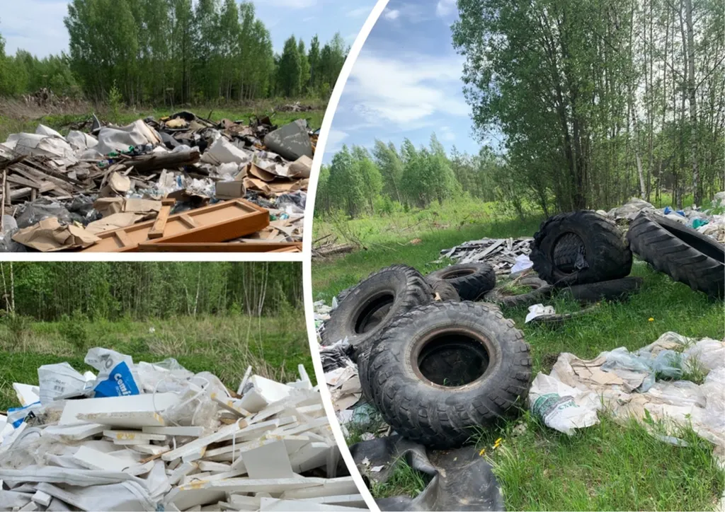 Ярославцы жалуются на свалку тракторных шин