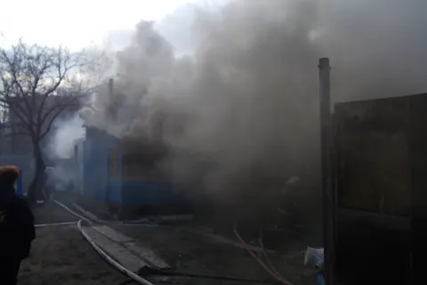 В Ярославле при пожаре пострадал человек